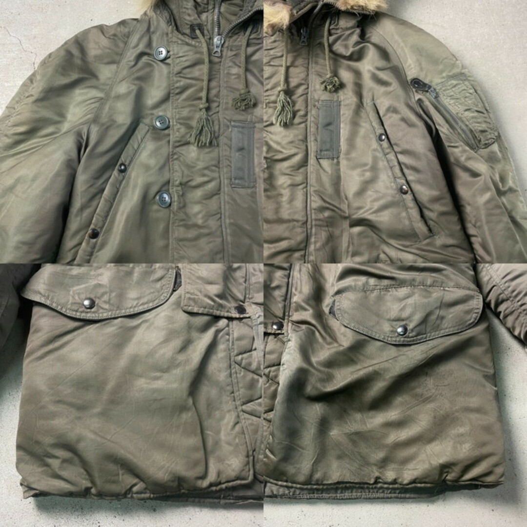 50年代 USAF U.S.AIR FORCE 米軍実品 N-3B フライトジャケット 50年代 USAF U.S.AIR FORCE 米軍実品 N-3B フライトジャケット