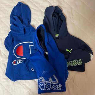 アディダス(adidas)の【タイラーサン様専用】　160 パーカー　3枚セット　チャンピオン(その他)