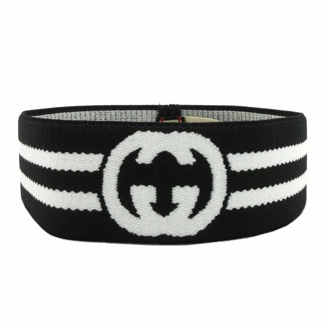 GUCCI - 【新品】グッチ 676646 (ブラック×ホワイト系) M ヘア GUCCI - 【新品】グッチ 676646 (ブラック×ホワイト系) M ヘア