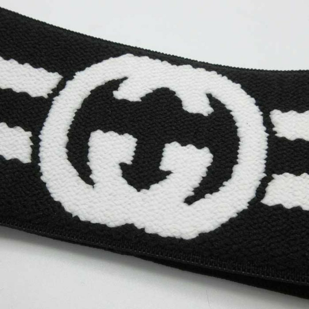 GUCCI - 【新品】グッチ 676646 (ブラック×ホワイト系) M ヘア GUCCI - 【新品】グッチ 676646 (ブラック×ホワイト系) M ヘア