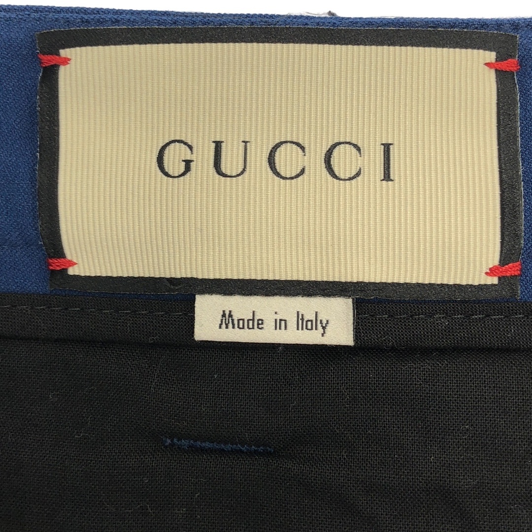GUCCI グッチ 18SS Sideline Gabardine Pants サイドライン GUCCI グッチ 18SS Sideline Gabardine Pants サイドライン