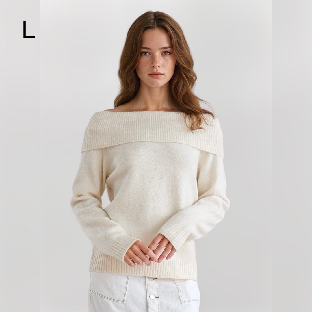 UNIQLO - UNIQLO(ユニクロ)オフショルダー長袖ニット UNIQLO - UNIQLO(ユニクロ)オフショルダー長袖ニット