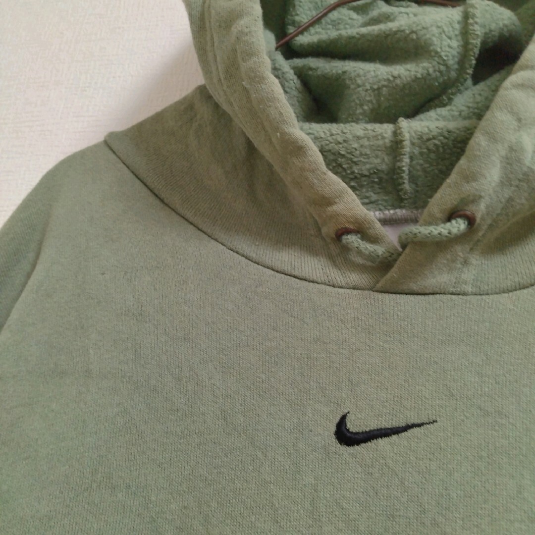 古着 Y2K 00s XL Nike センタースウォッシュロゴ刺繍 パーカー 古着 Y2K 00s XL Nike センタースウォッシュロゴ刺繍 パーカー