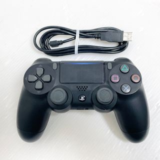 プレイステーション4(PlayStation4)の動作品 PS4 DUALSHOCK4 純正コントローラー ジェットブラック(家庭用ゲーム機本体)