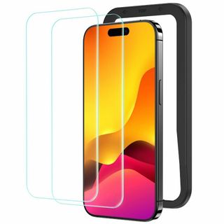 【サイズ:iPhone15Pro用】NIMASO ガラスフィルム iPhone1(その他)