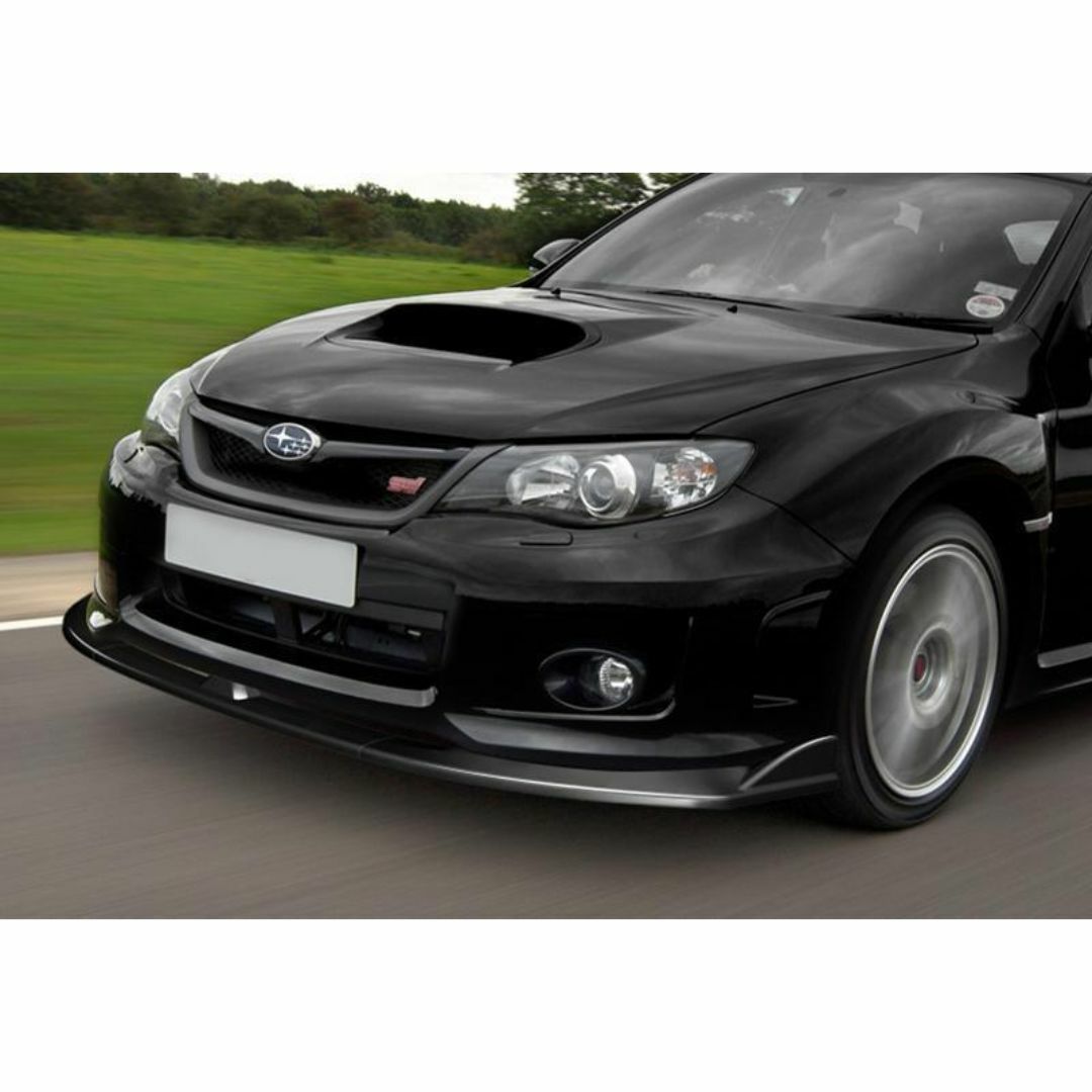 ブラック スバル WRX STI フロントリップスポイラー GVBGVFGRBの ブラック スバル WRX STI フロントリップスポイラー GVBGVFGRBの