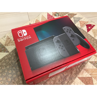ニンテンドースイッチ(Nintendo Switch)の新品未使用 新型ニンテンドースイッチ グレー(家庭用ゲーム機本体)
