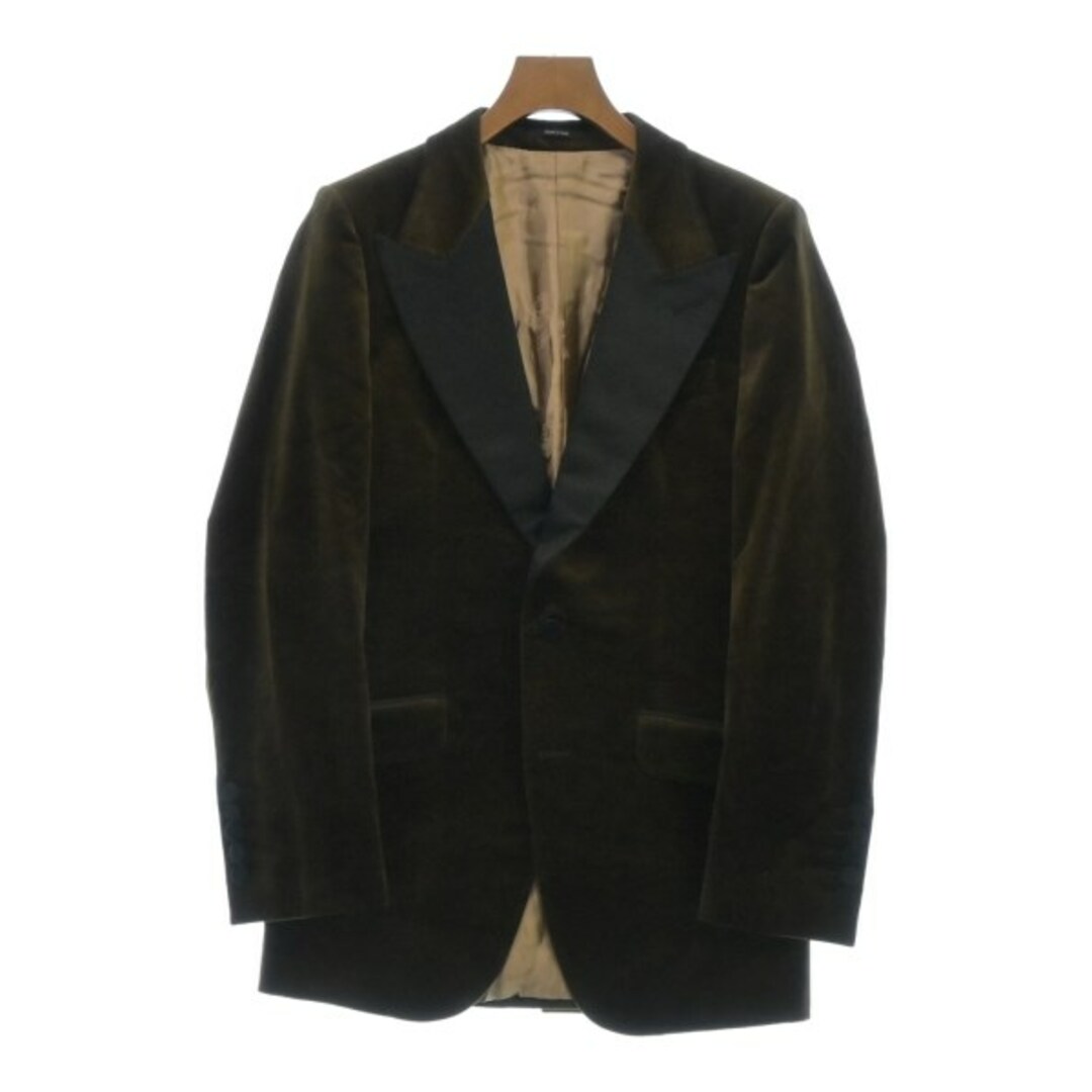 GUCCI - GUCCI グッチ テーラードジャケット 44(S位) 茶 【古着 GUCCI - GUCCI グッチ テーラードジャケット 44(S位) 茶 【古着