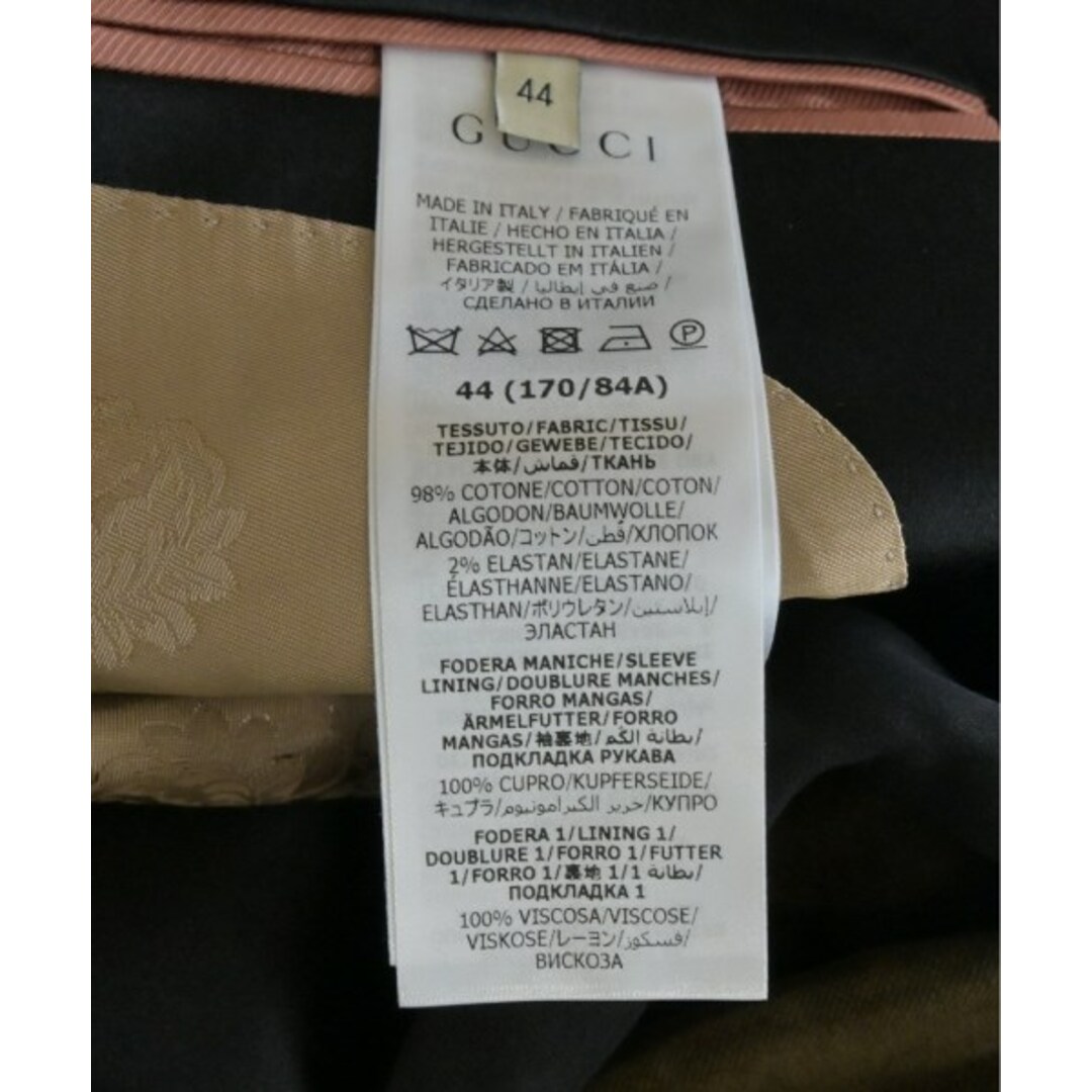 GUCCI - GUCCI グッチ テーラードジャケット 44(S位) 茶 【古着 GUCCI - GUCCI グッチ テーラードジャケット 44(S位) 茶 【古着