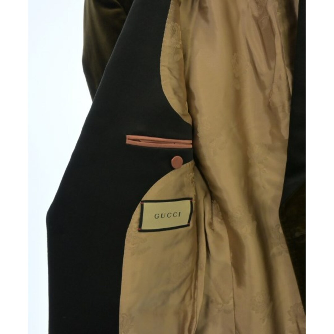 GUCCI - GUCCI グッチ テーラードジャケット 44(S位) 茶 【古着 GUCCI - GUCCI グッチ テーラードジャケット 44(S位) 茶 【古着