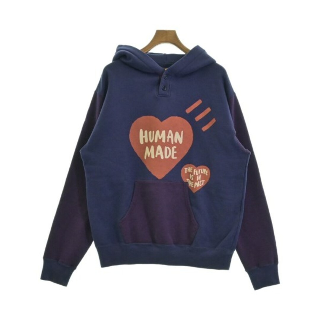 HUMAN MADE - HUMAN MADE ヒューマンメイド パーカー XL 青x紫 HUMAN MADE - HUMAN MADE ヒューマンメイド パーカー XL 青x紫