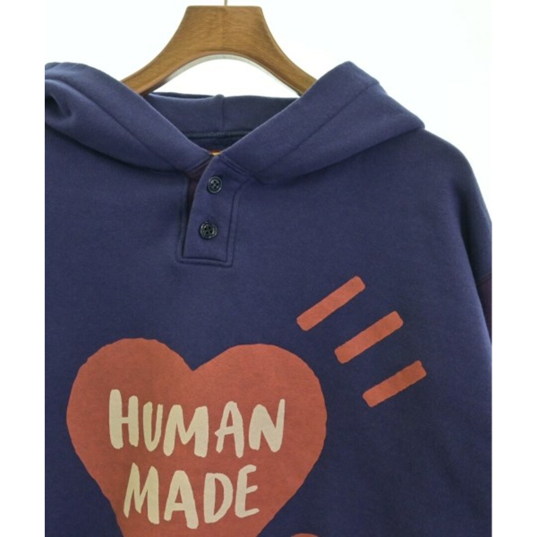 HUMAN MADE - HUMAN MADE ヒューマンメイド パーカー XL 青x紫 HUMAN MADE - HUMAN MADE ヒューマンメイド パーカー XL 青x紫
