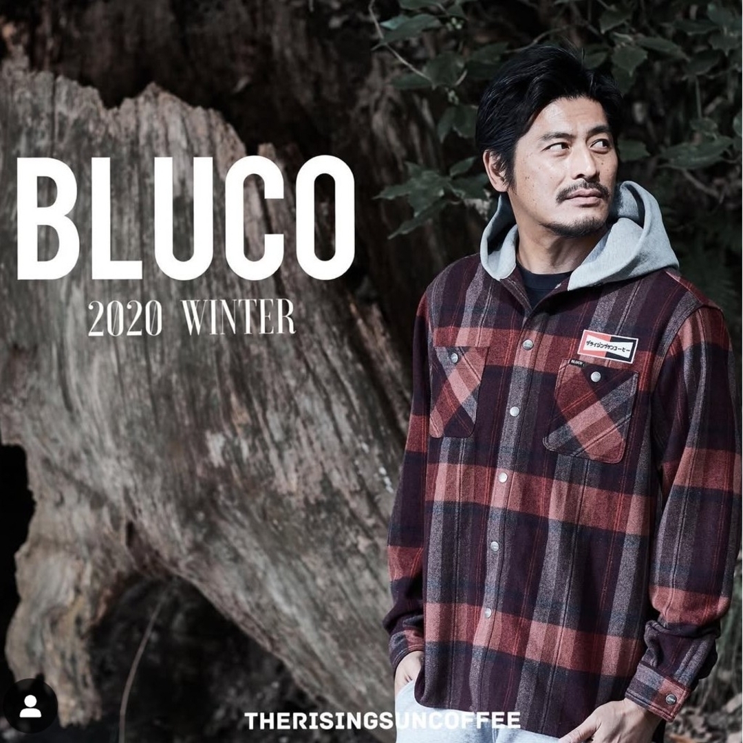 BLUCO - BLUCO ザライジングサンコーヒー ネルシャツ S 坂口憲二 BLUCO - BLUCO ザライジングサンコーヒー ネルシャツ S 坂口憲二