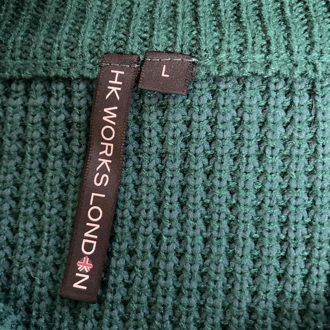 しまむら(シマムラ)のしまむら hk works london ジップニット L レディースのトップス(ニット/セーター)の商品写真