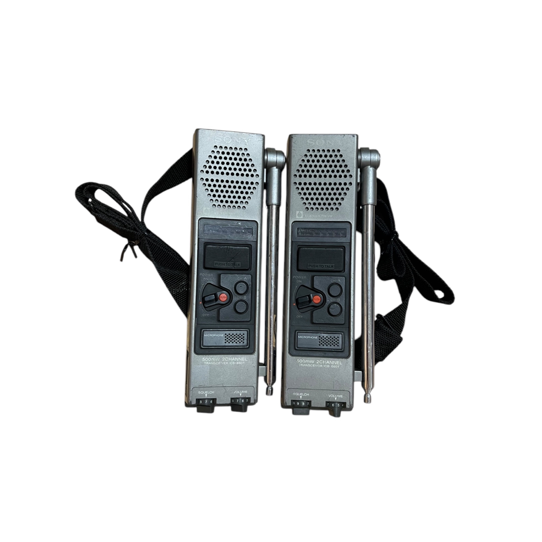 SONY - SONY ソニー トランシーバー ICB-660T 2台セット 現状品 SONY - SONY ソニー トランシーバー ICB-660T 2台セット 現状品