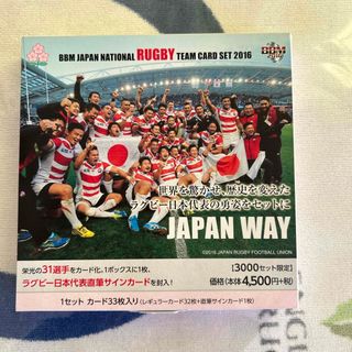 JAPAN RUGBY チームカードセット2016
