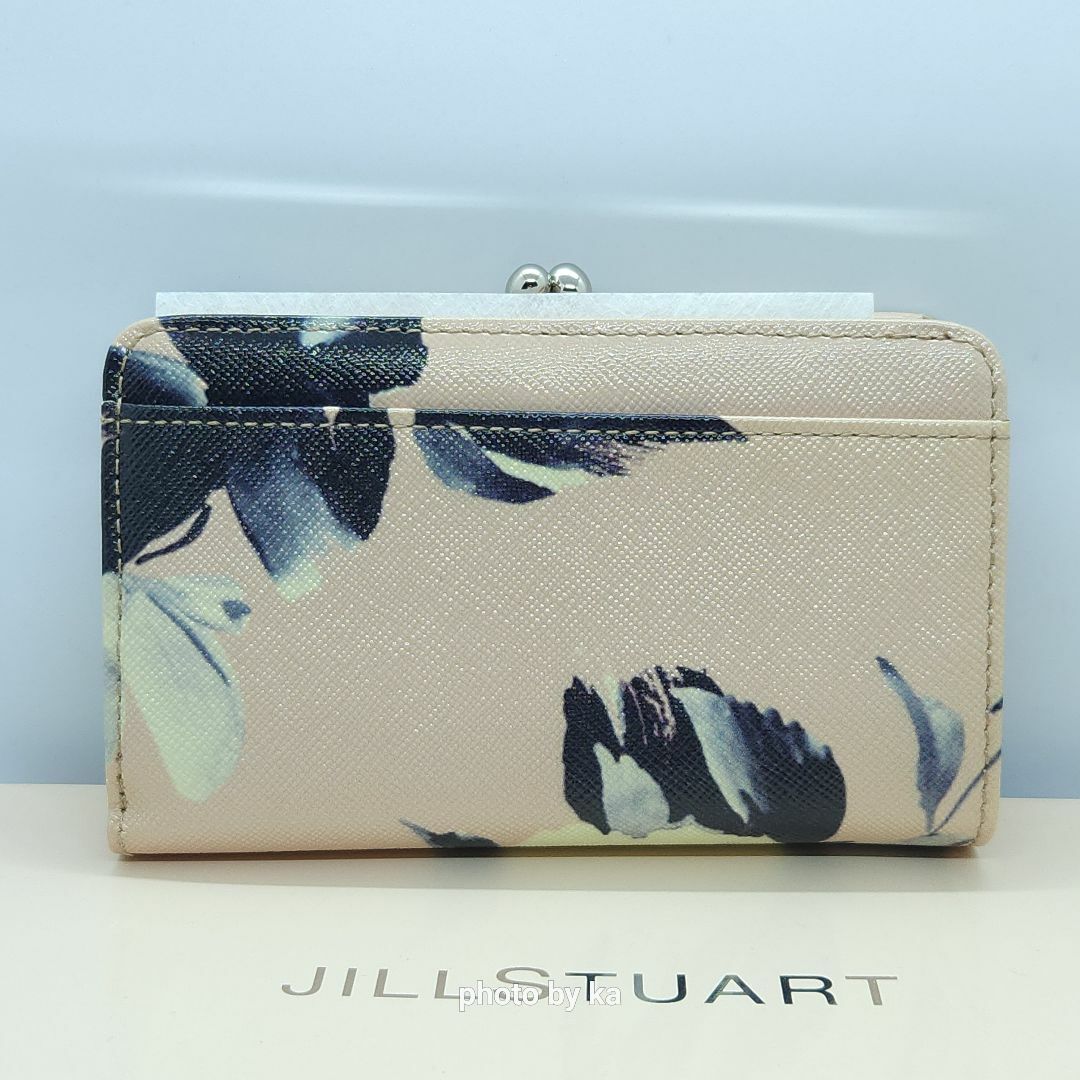 ジルスチュアート 花柄 がま口 折り 財布 新品 ピンク JILL STUART