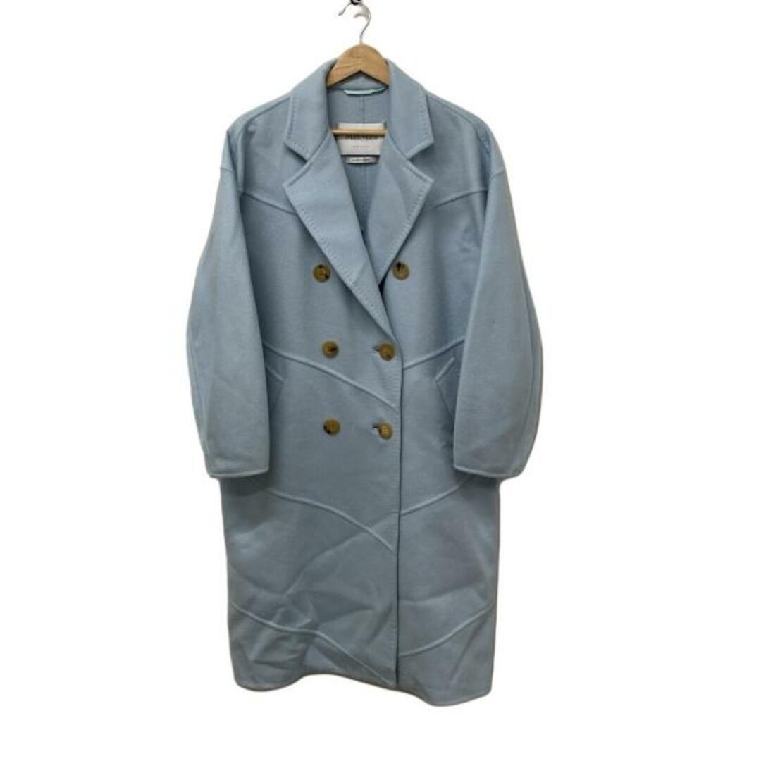 Max Mara - Max Mara(マックスマーラ) コート サイズJ36 レディース - ライトブルー 長袖/カシミヤ/冬