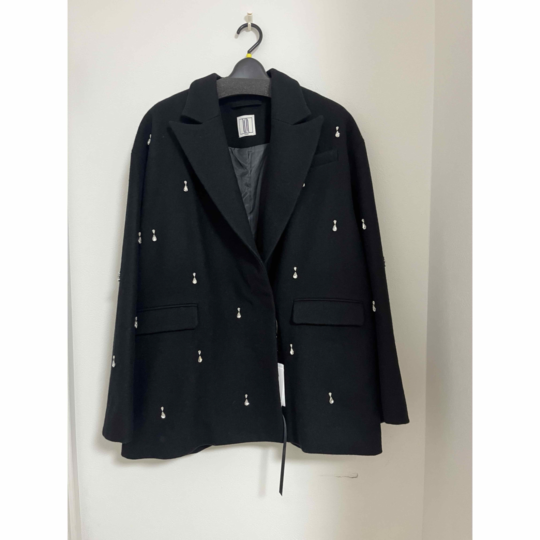 新品】AMERI UND ELSA BIJOU WOOL JACKET 新品】AMERI UND ELSA BIJOU WOOL JACKET