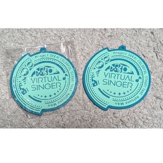 SEGAラッキーくじ　Ｄ賞　プロセカラバーキーホルダー　 バチャシン　2つセット(キャラクターグッズ)