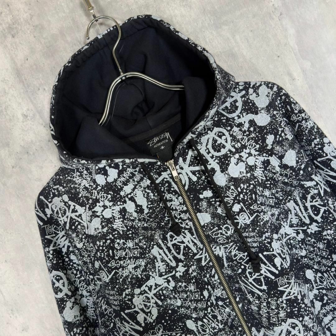 STUSSY - 『STUSSY』ステューシー (M) 総柄プリントジップ STUSSY - 『STUSSY』ステューシー (M) 総柄プリントジップ