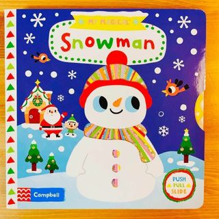 英語絵本Snowmanしかけ絵本 雪だるま クリスマス洋書 英語教材(洋書)