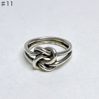 GUCCI - 1350 グッチ ヴィンテージ ノット リング 925 11号 GUCCI - 1350 グッチ ヴィンテージ ノット リング 925 11号
