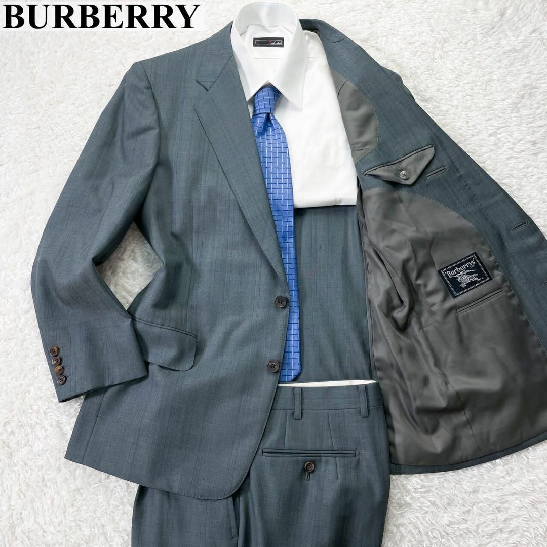 BURBERRY バーバリー グレー セットアップ ブレザー スカート BURBERRY バーバリー グレー セットアップ ブレザー スカート