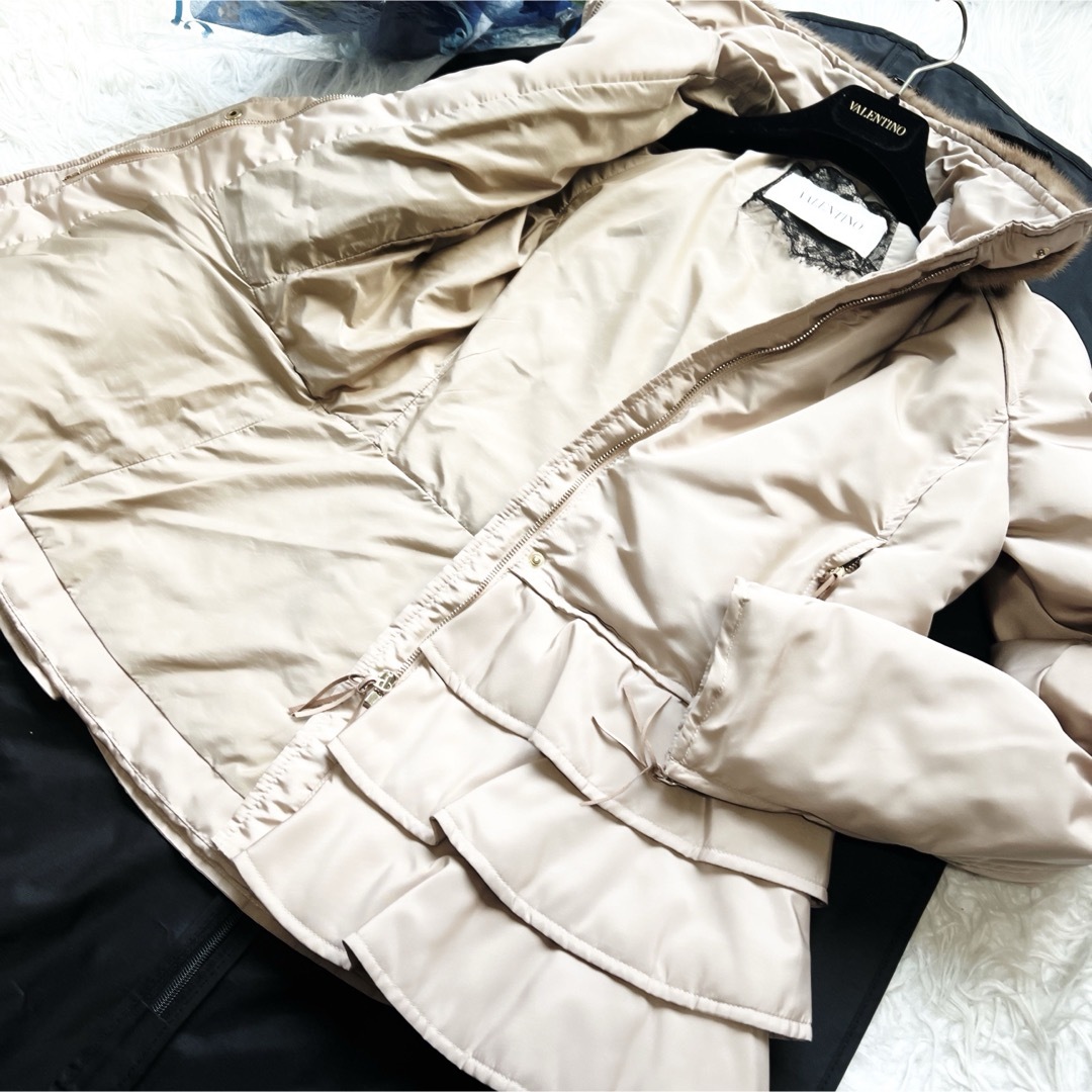 VALENTINO - 美品 VALENTINO ヴァレンティノ ミンク ダウン VALENTINO - 美品 VALENTINO ヴァレンティノ ミンク ダウン