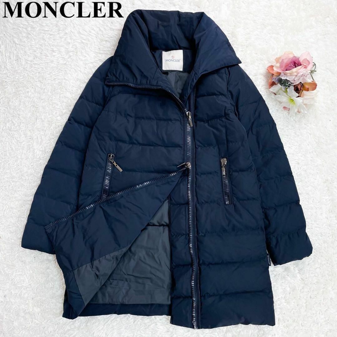 MONCLER - MONCLER モンクレール ダウンコート ジェルボワーズ ネイビー 0 S〜M