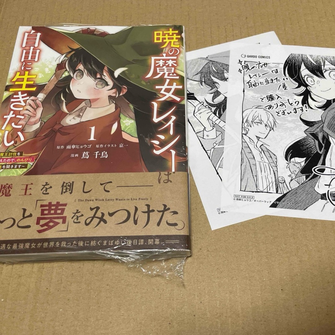 1743暁の魔女レイシーは自由に生きたい 1 ~魔王討伐を終初版未開封新品特典付 エンタメ/ホビーの漫画(青年漫画)の商品写真