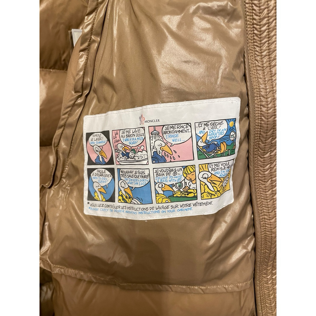MONCLER - モンクレール ロング ダウン hudson キャメル サイズ3 MONCLER - モンクレール ロング ダウン hudson キャメル サイズ3