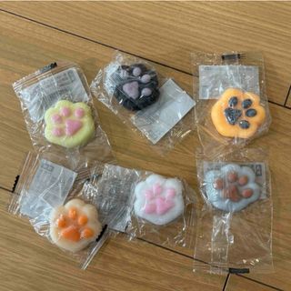 ぷにぷにミニミニ肉球スクイーズ　6種セット(その他)