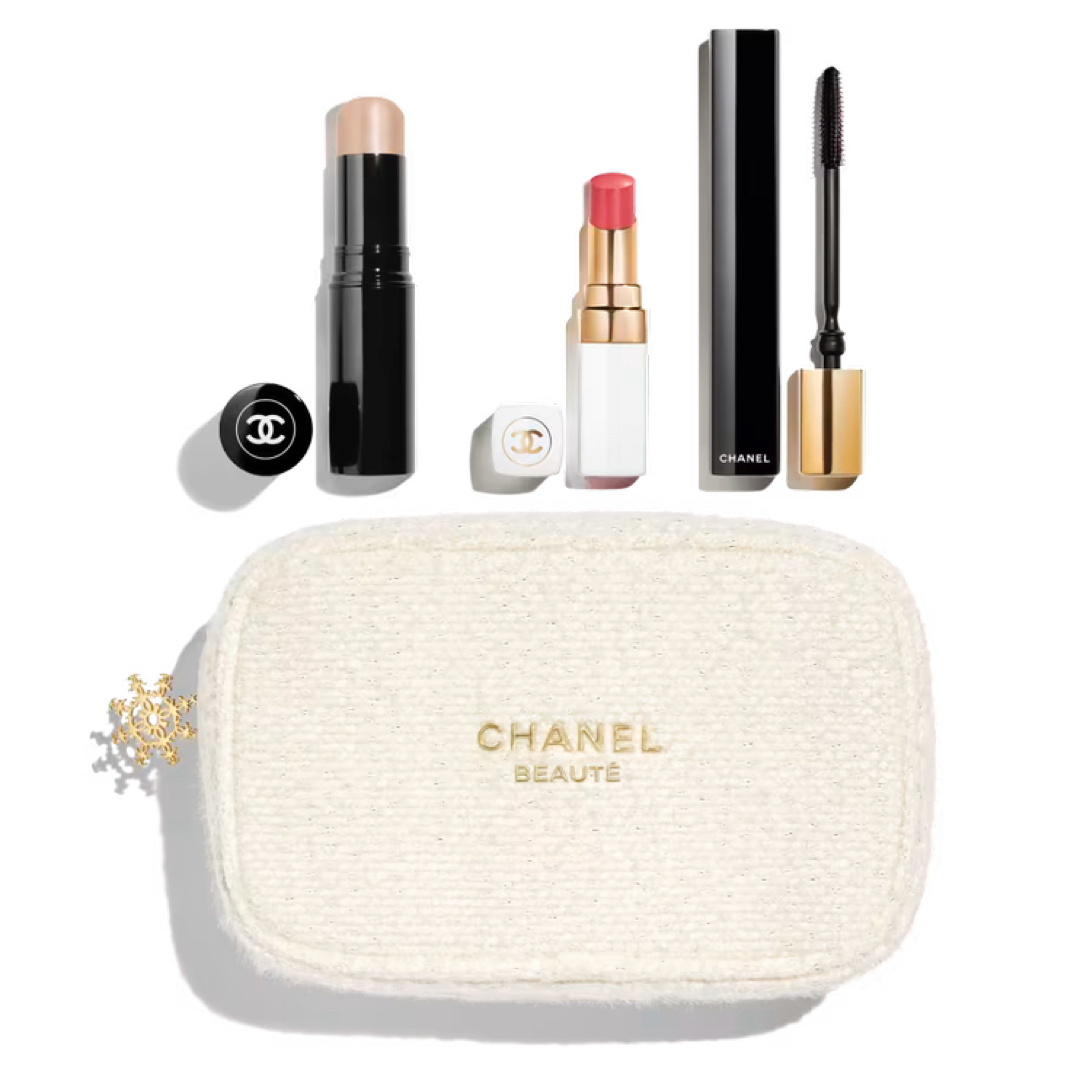 【完売品】2024CHANELクリスマスコフレ⭐︎ホワイトポーチ付き 【完売品】2024CHANELクリスマスコフレ⭐︎ホワイトポーチ付き