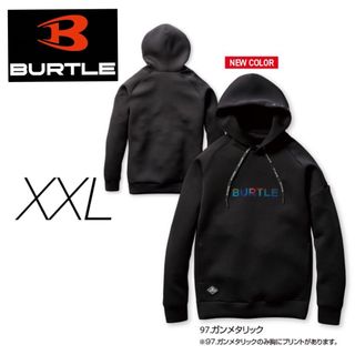 バートル パーカー フーディ ストレッチ 保温 新品 ガンメタリック XXL(パーカー)