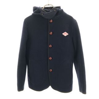 DANTON - ダントン ウールブレンド ジャケット 36 ネイビー DANTON - ダントン ウールブレンド ジャケット 36 ネイビー