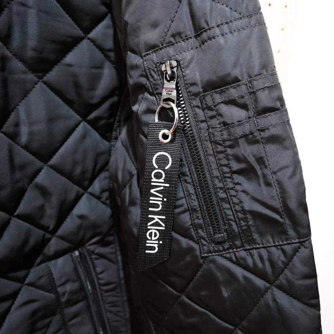 新品】カルバンクライン ジャケット S メンズ ボンバー 黒 新品】カルバンクライン ジャケット S メンズ ボンバー 黒