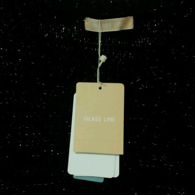 Glass Line(グラスライン)のグラスライン　袖パールラメ入りニット レディースのトップス(ニット/セーター)の商品写真