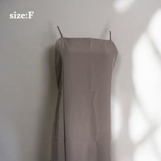 美品✨ジャンパースカート　キャミワンピ(ロングワンピース/マキシワンピース)