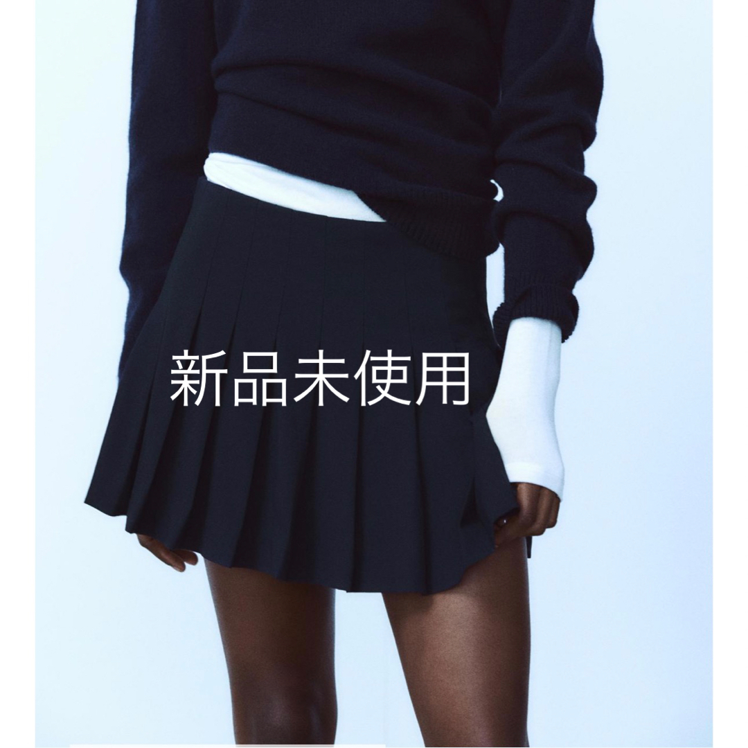 ZARA - zara ボックスプリーツスコートパンツの通販 by mii ZARA - zara ボックスプリーツスコートパンツの通販 by mii
