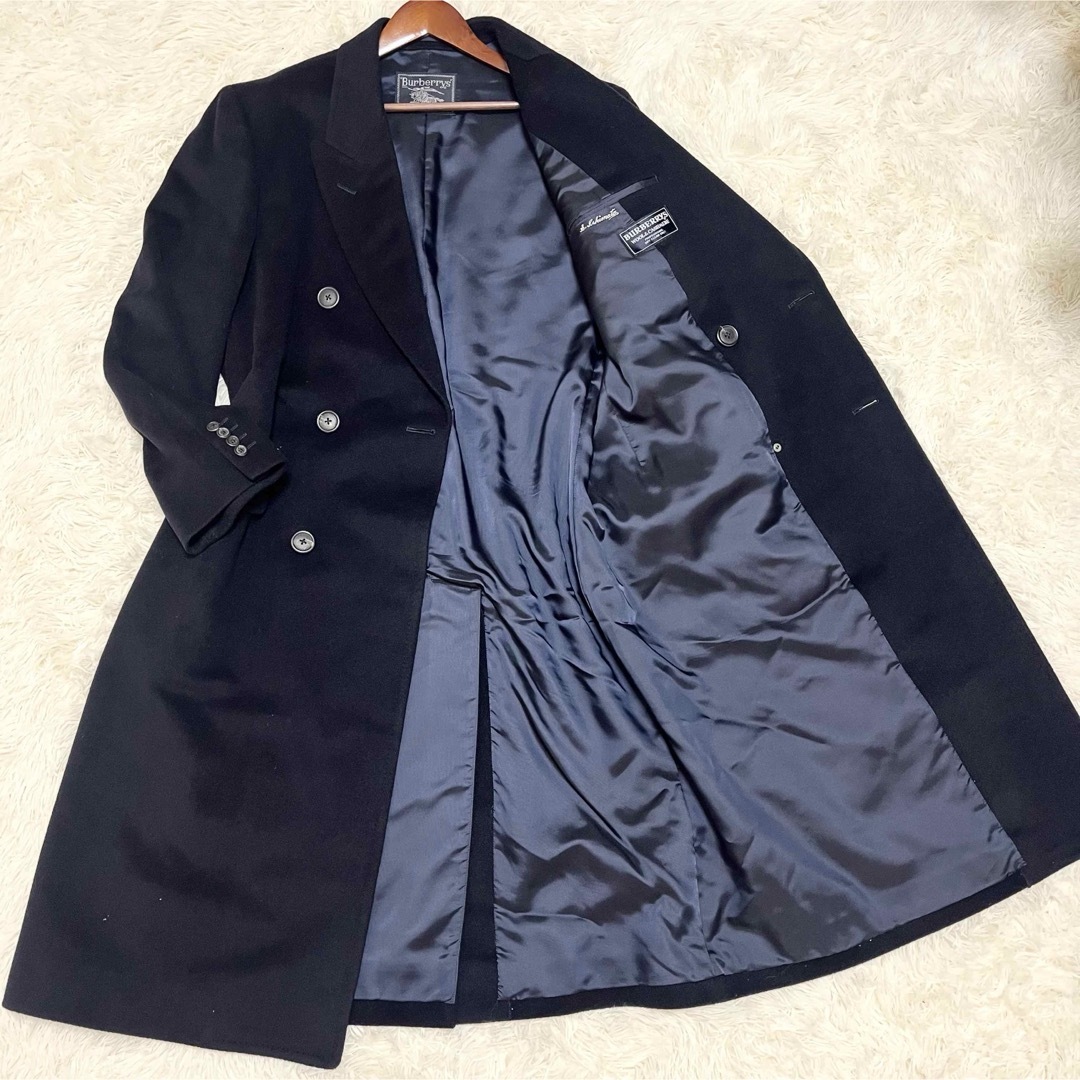美品 バーバリーズ チェスターコート ダブル カシミヤ30 美品 バーバリーズ チェスターコート ダブル カシミヤ30