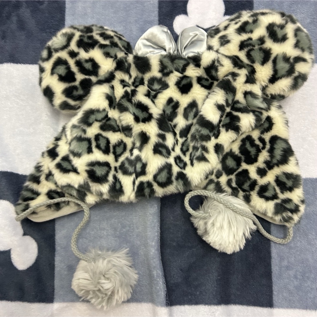 ミニーマウス(ヒョウ柄グレー) ファンキャップ 東京ディズニー ミニーマウス(ヒョウ柄グレー) ファンキャップ 東京ディズニー