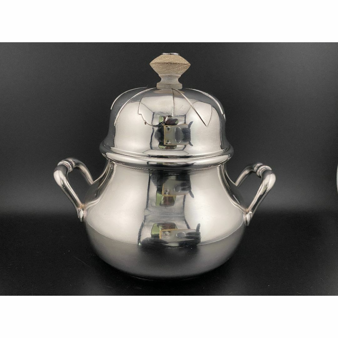 J10 ピュイフォルカ シルバー950 シュガーポット 茶葉入れ インテリア/住まい/日用品のキッチン/食器(食器)の商品写真