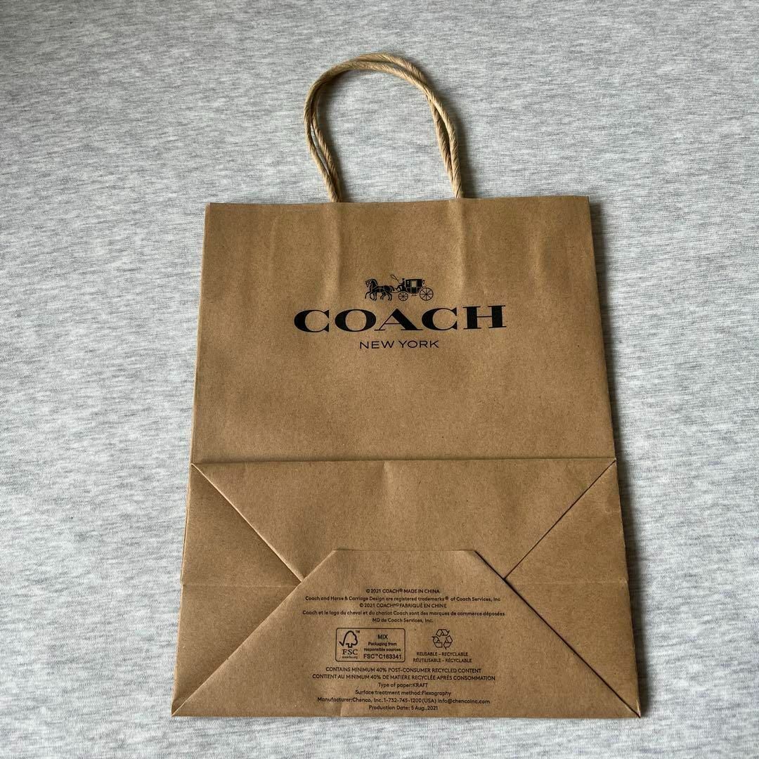 80枚 凝らし COACH ショッパー コーチ 紙袋 ラッピング 80枚 凝らし COACH ショッパー コーチ 紙袋 ラッピング