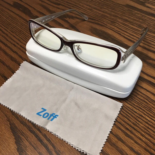 Zoff(ゾフ)のゾフ PC眼鏡 ブルーライトカットレンズ レディースのファッション小物(サングラス/メガネ)の商品写真