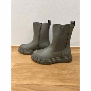 ザラキッズ(ZARA KIDS)の【タグ付き未使用】ZARAキッズ　ラバーブーツ　20cm(ブーツ)