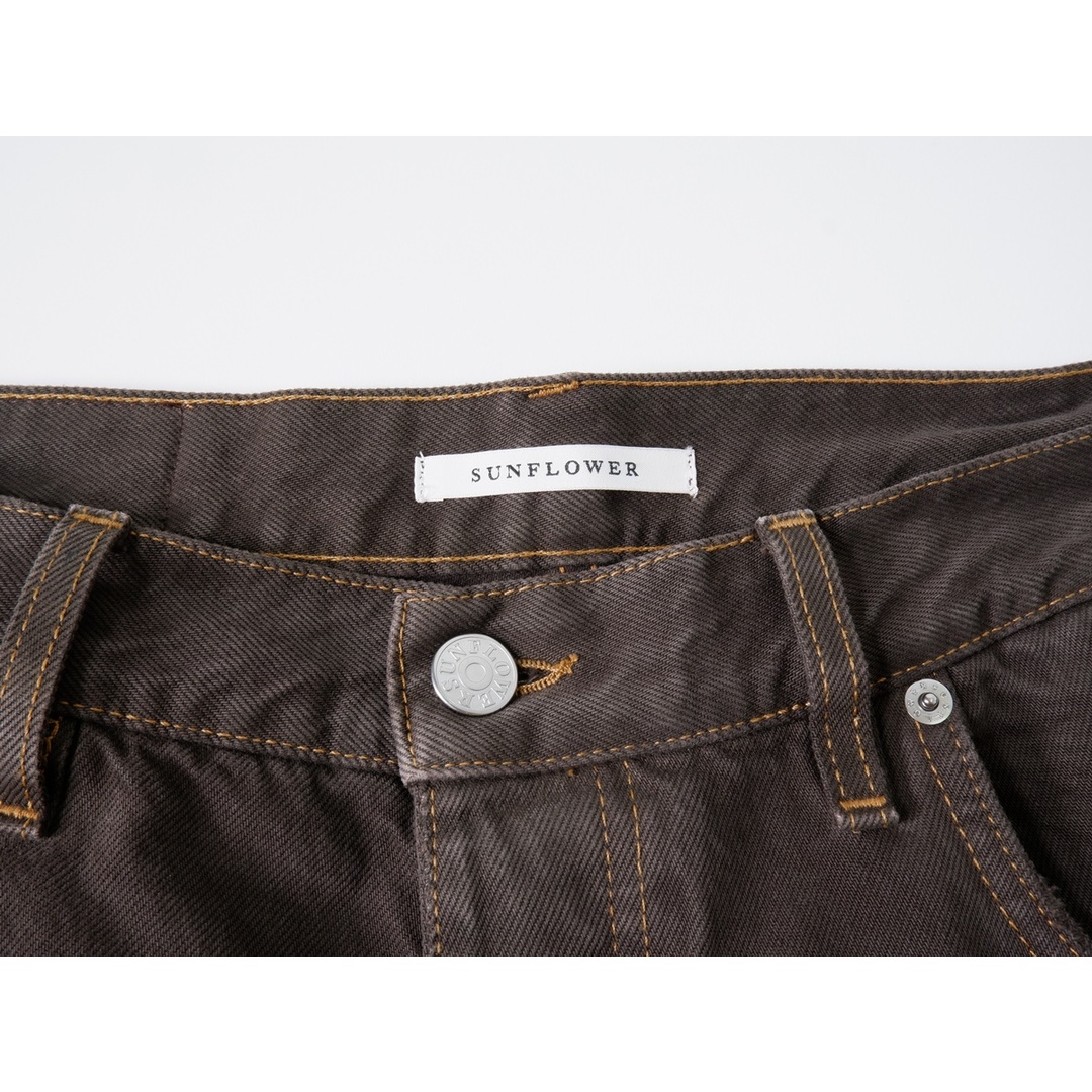 SUNFLOWERサンフラワー WIDE TWIST JEANS VINTAGE BROWNワイド SUNFLOWERサンフラワー WIDE TWIST JEANS VINTAGE BROWNワイド