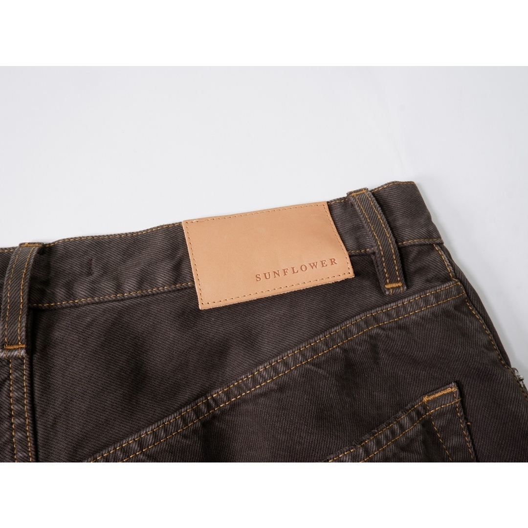 SUNFLOWERサンフラワー WIDE TWIST JEANS VINTAGE BROWNワイド SUNFLOWERサンフラワー WIDE TWIST JEANS VINTAGE BROWNワイド