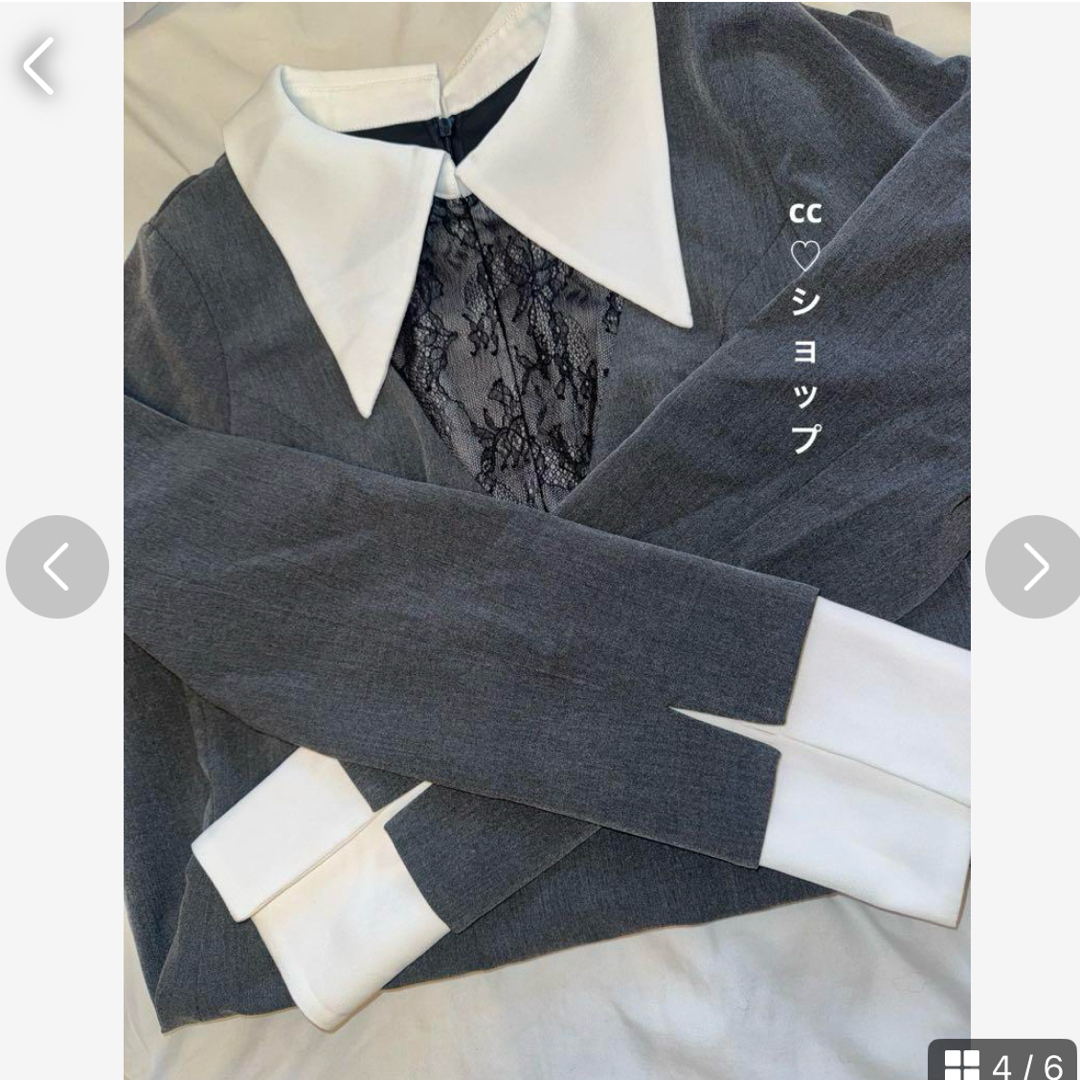 Her lip to - Herlipto Pointed Collar Mini Dressの通販 by cc Her lip to - Herlipto Pointed Collar Mini Dressの通販 by cc