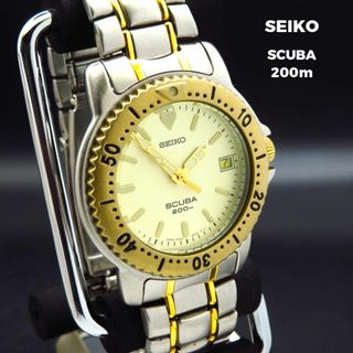 セイコー(SEIKO)のSEIKO SCUBA ダイバーウォッチ 200ｍ デイト (腕時計(アナログ))